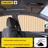 Magnetic Car Sunshade Privacy Curtain No-Install for Rear Seat Windows