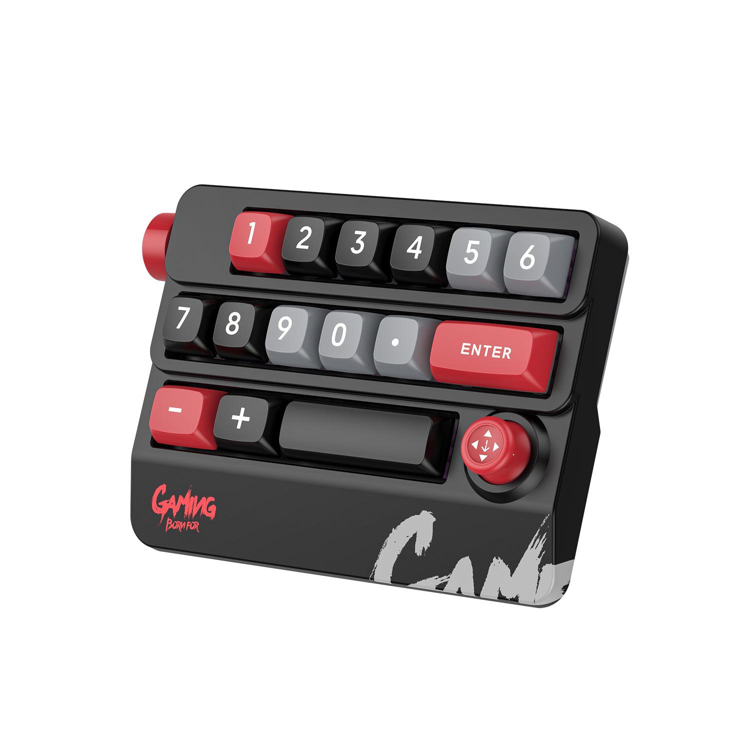 

Mechanical Mini Keyboard with Hot-Swappable Red Switches and TYPE-C Wired Connection for Gaming, Office, and Financial Use.