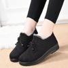 Women's Thickened Lined Winter Shoes: Non-Slip, Soft Sole Cotton Boots for Middle-Aged and Elderly