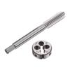 Uxcell Tap Die UNF Thread Tap Round Tapping Thread Tap Die Kit for Bolt Thread Repair 2-Piece & Set, 5/16-24 Left-Handed & Die, Tool, & Nut, Screw,