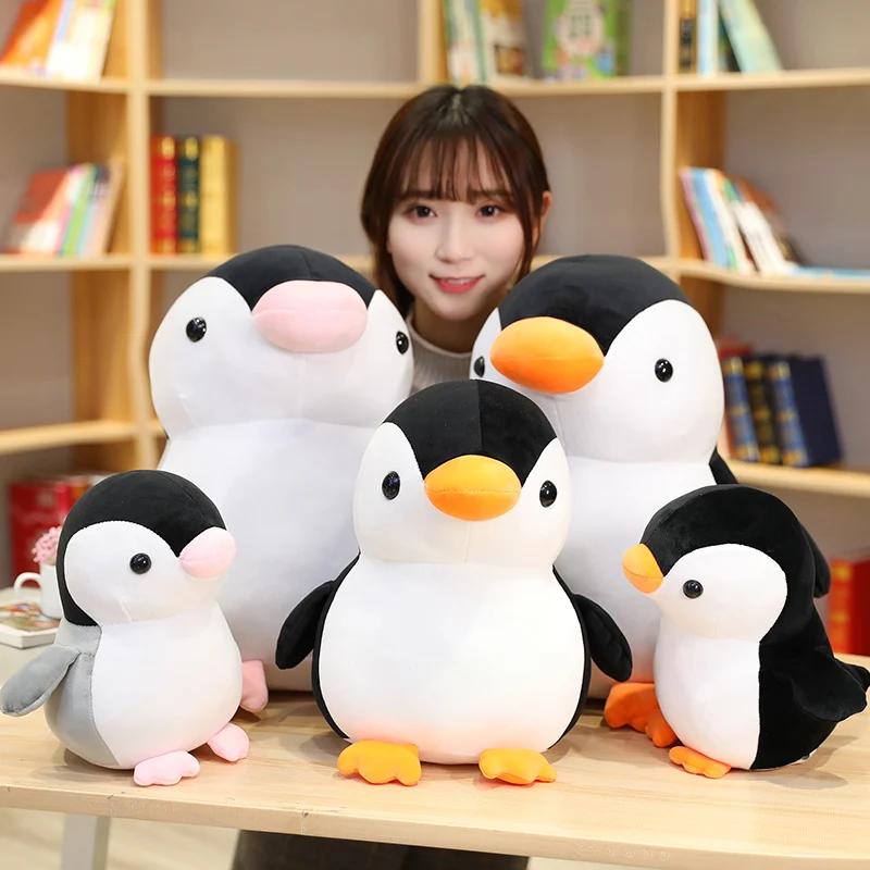 25-45CM Kawaii Cuddly Soft Pinguin Jucării de Pluș pentru Copii Jucării de Pluș Păpușă Copii Jucărie Cadou de Ziua de Naștere pentru Copii Fete