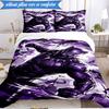 3PCS Panther In Action Bedding Set,Including 1pc Duvet Cover And 2pcs Pillowcases Perfect for Bedroom, Dormitory, Fan Christmas Gift