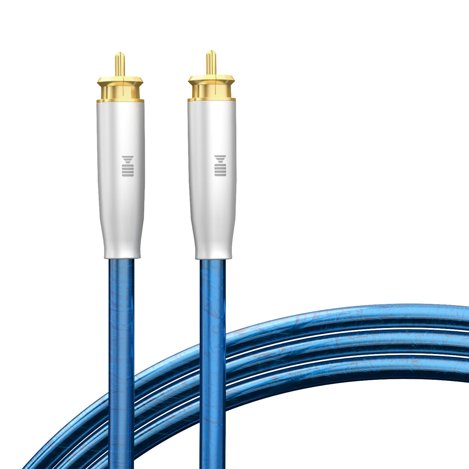 

KAIBOER RCA Male-Male Stereo Audio Cable [Single Crystal Copper | 18AWG] Coaxial Shielded RCA Audio Cable, Premium Sound Quality Digital Audio Coaxial