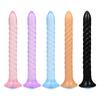 Spiraalvormige Super Lange Anale Plug met Zachte Kralen - Unisex Erotische Achtertuin Masturbator.
