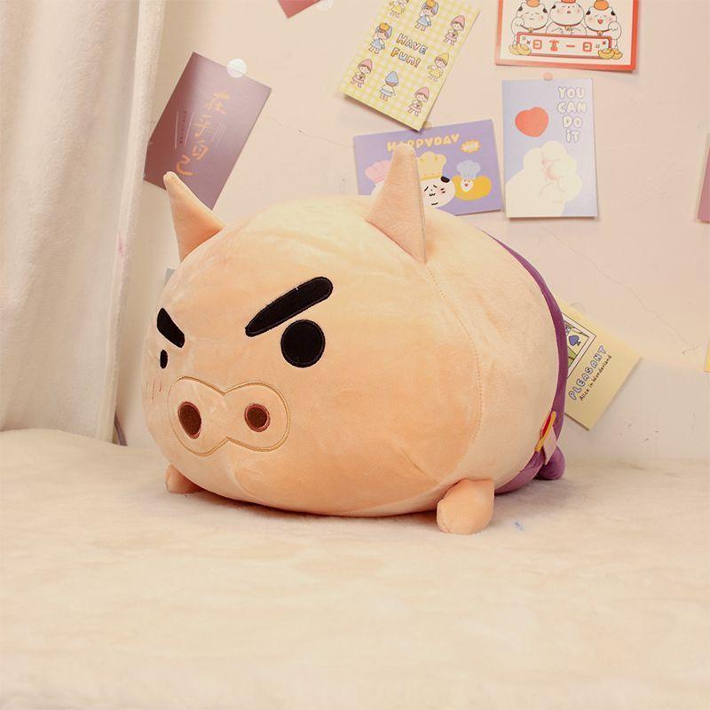 Niedlicher Buntstift kleine neue Plüschtierpuppe kleine weiße Puppe linke Tür dickes Wurfkissen Geburtstagsgeschenk für Mädchen