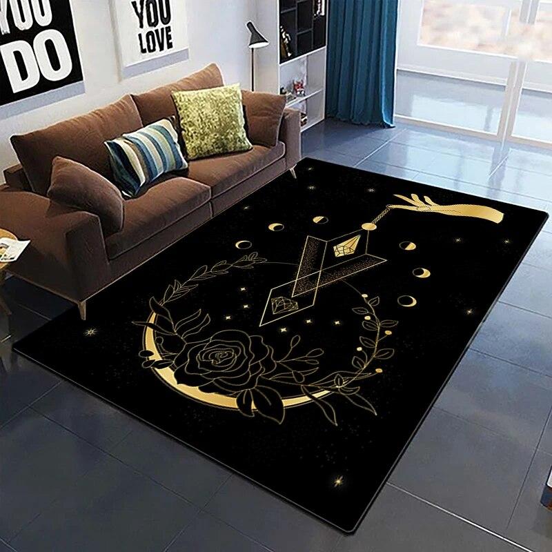 

Черный коврик Mystery Pad, игровой коврик, коврик для йоги, многофункциональный нескользящий коврик, коврик для пикника, ковры для гостиной, коврики для спальни 40cm by 60cm