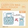 Pokemon Carry-On Bag that can be stored in a pouch, 45L, Snorlax | Pokemon Travel Goods, Travel Supplies, Travel Accessories