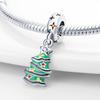 Weihnachtsbaum Anhänger Kupfer Original Perlen Passend für Originalcharms Armband Perlen Schmuck Geschenke Für Frauen