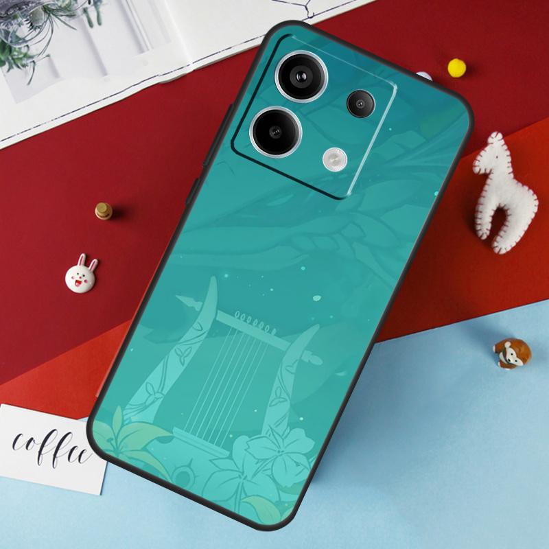 

Чехол Genshin Impact Venti для Xiaomi Redmi 12 13C 12C 10C 9C Redmi Note 13 9 10 11 12 Pro 9S 10S 11S 12S Чехол Redmi Note 11S