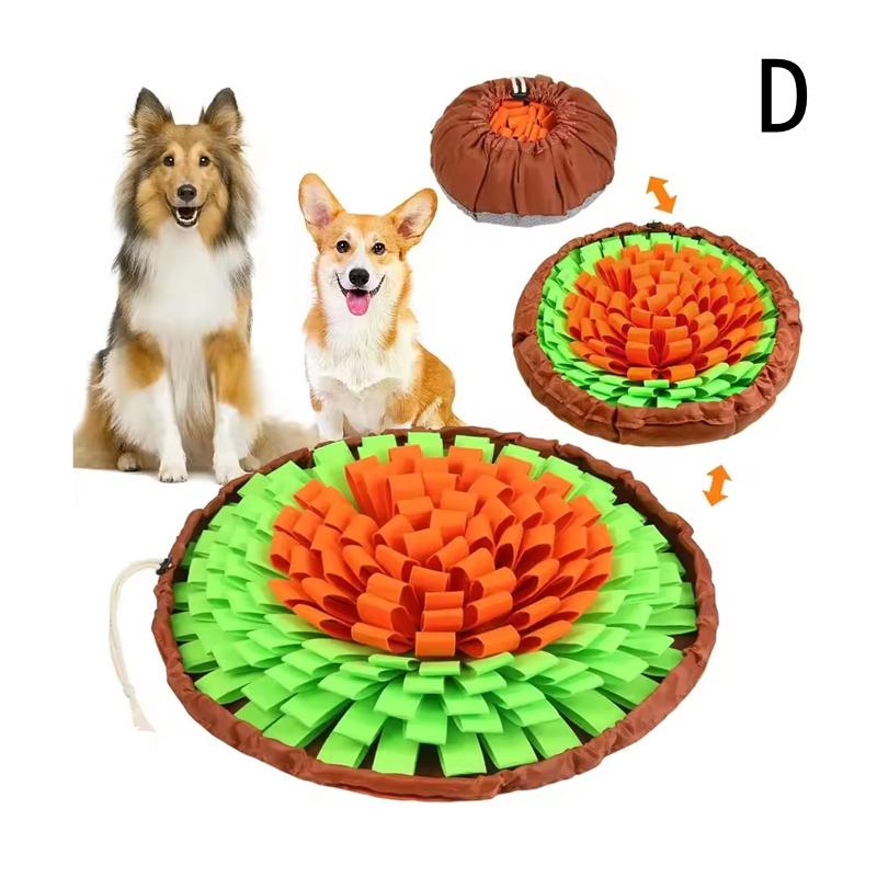 Pet Snuffle Mat For Dogs, Interactive Feed Game For Boredom, Encourages Natural Foraging Skills For Cats Dogs Bowl Travel Use