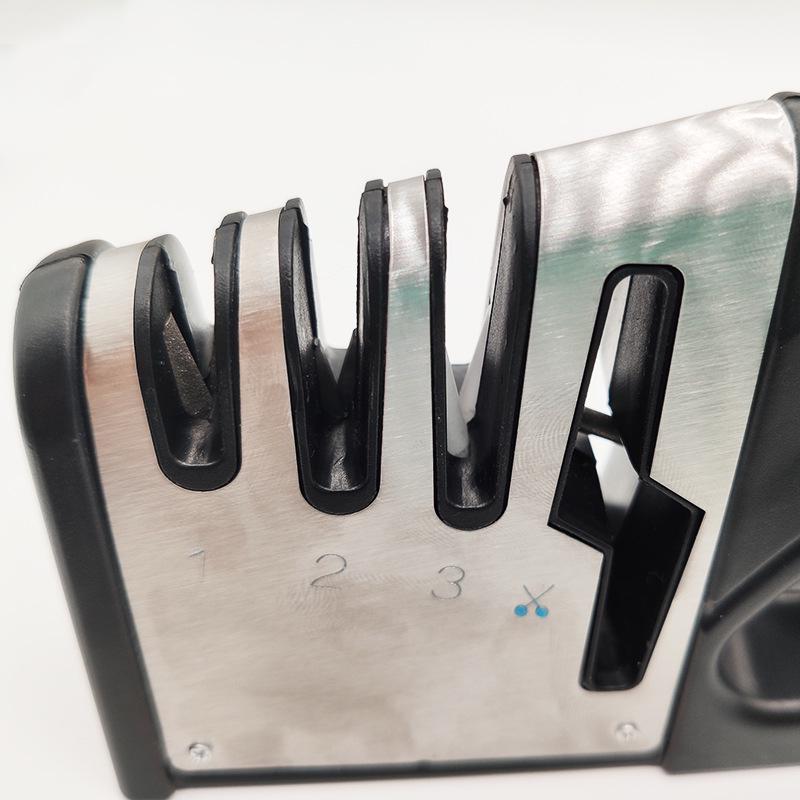 4-in-1 Schnellmesser- und Schärschere - Wetzstein Küchenwerkzeug