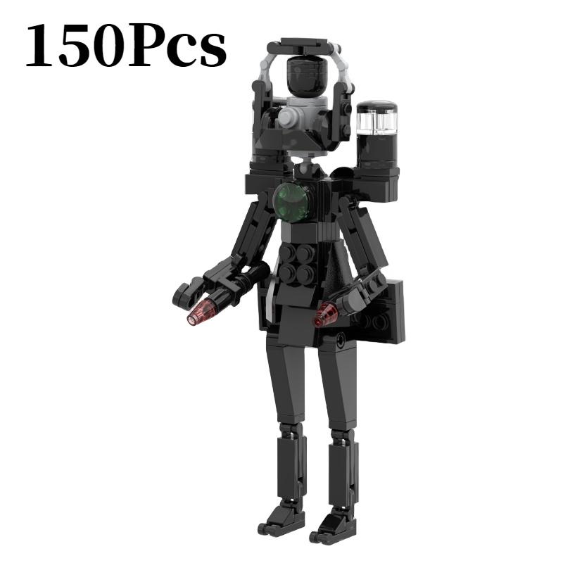 Skibidi Toilet Abs Plastic Building Blocks 0.5kg Small Particle Construction Set