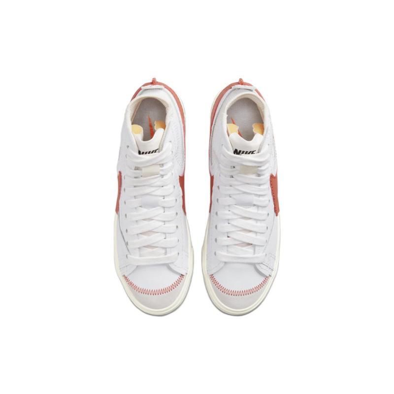 Nike Blazer Mid 77 Jumbo White Total Orange Sneakers Skateboard Shoes DH7690-100