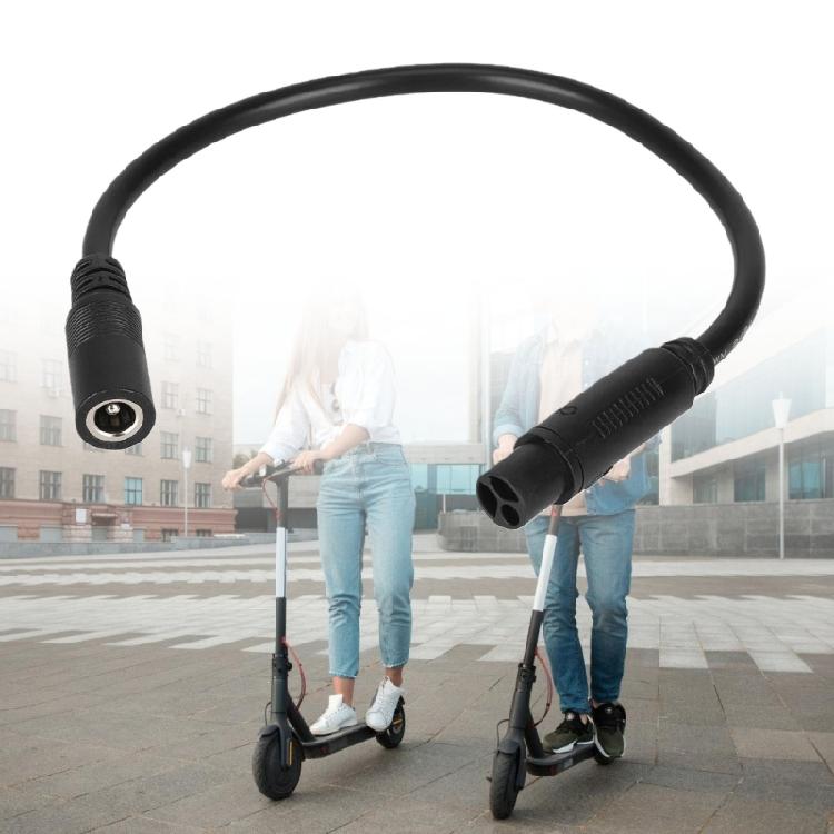 Portable DC2.1 To CQ Power Transfer Cable Suitable for Scooter Charging Plastic Reinforced Joints Easy Installation