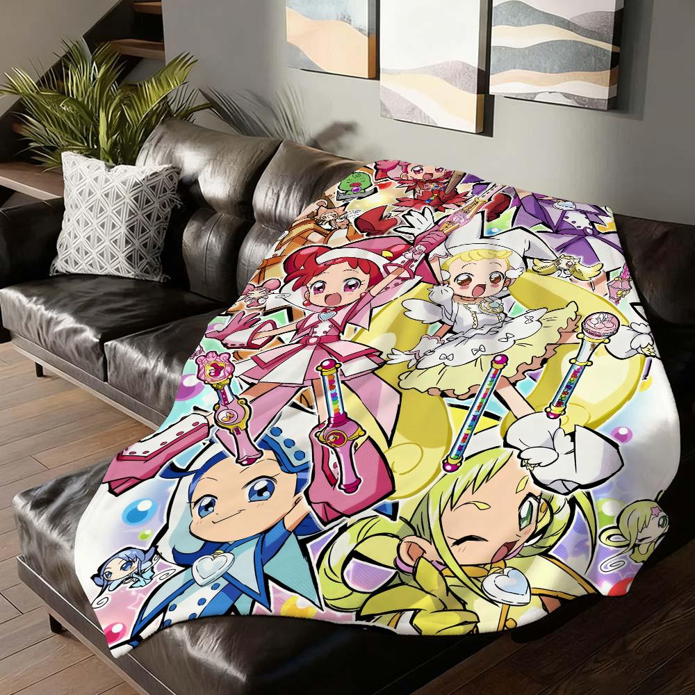 Anime Magical DoReMi Blanket Soft and Skin Friendly For Couch Bed Napping Bedspread All Seasons Comforter