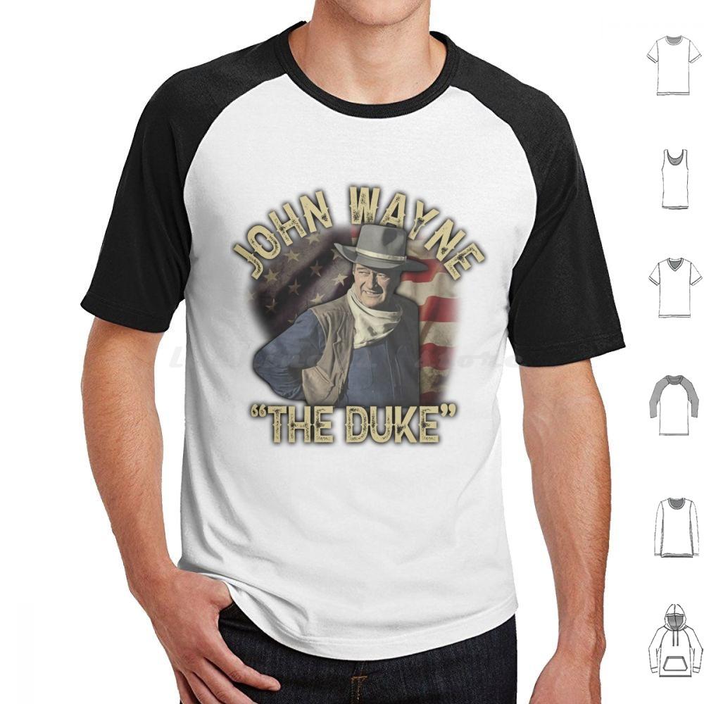 John Wayne The T Shirt Cotton Men Women DIY Print John Wayne Absinthe Joanne Cinema Fotografia Magliette The John Wayne Bravo