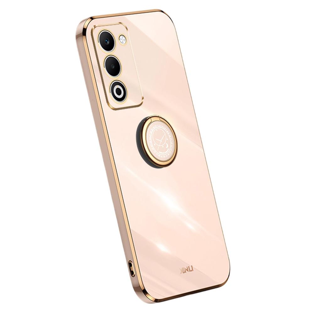 XINLI For Oppo A5 5G/4G Case Ring Kickstand Electroplating TPU Phone Cover