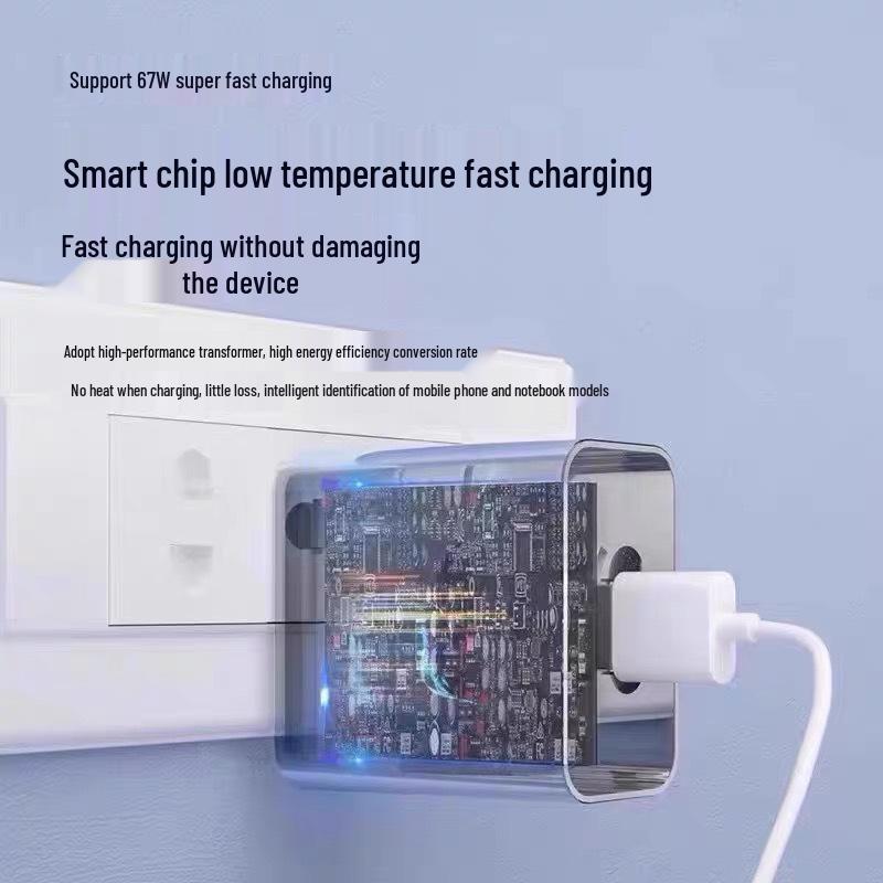 67W Super Fast Charger & Data Cable Set for All Xiaomi Redmi Series