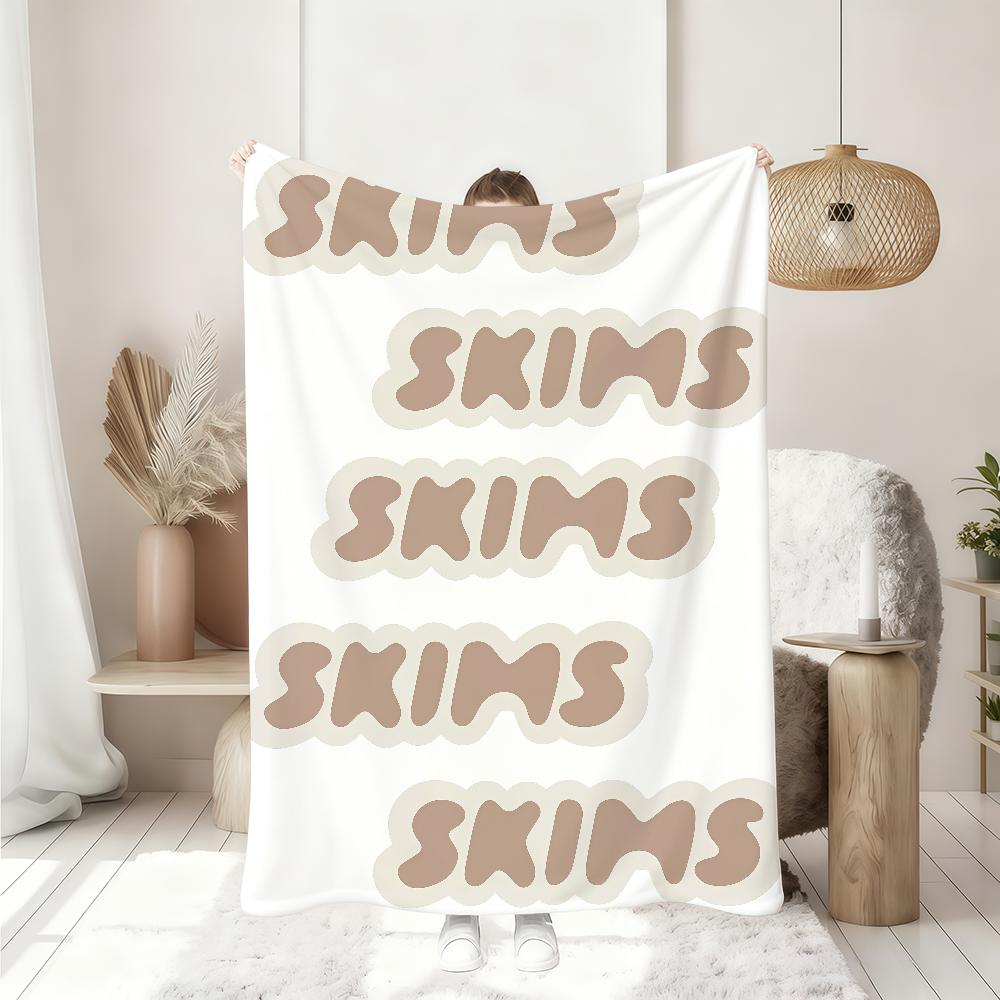 Energetic Interesting S SkImS S Blanket Soft Throw Blanket for Home Bedroom Bed Sofa Picnic Travel Office RestCover Blanket Gift