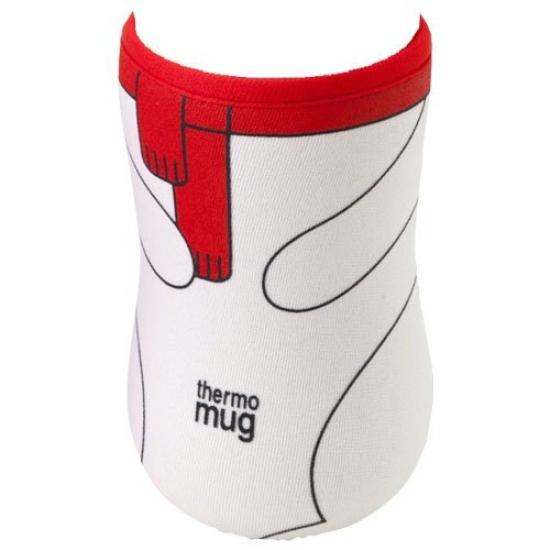 Запасная крышка-чехол для термокружки для белых бутылок с животными, (Полярный медведь)