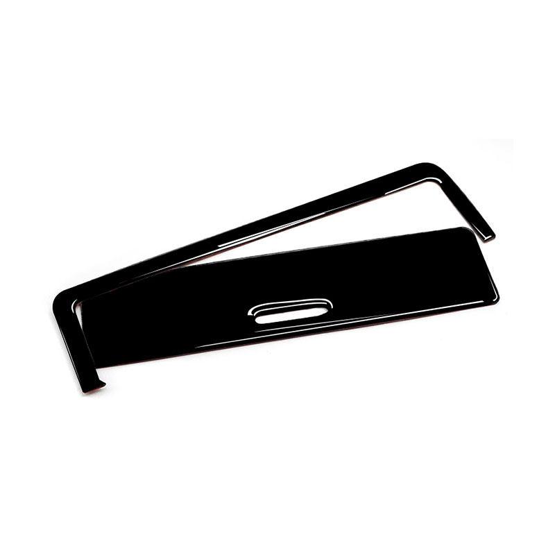 

Car Interior Piano Black Cigarette Lighter Panel Trim Cover Soft PVC Plastic 2pcs For BMW 3 Series E46 1998 1999 2000 2001-2005 Type A