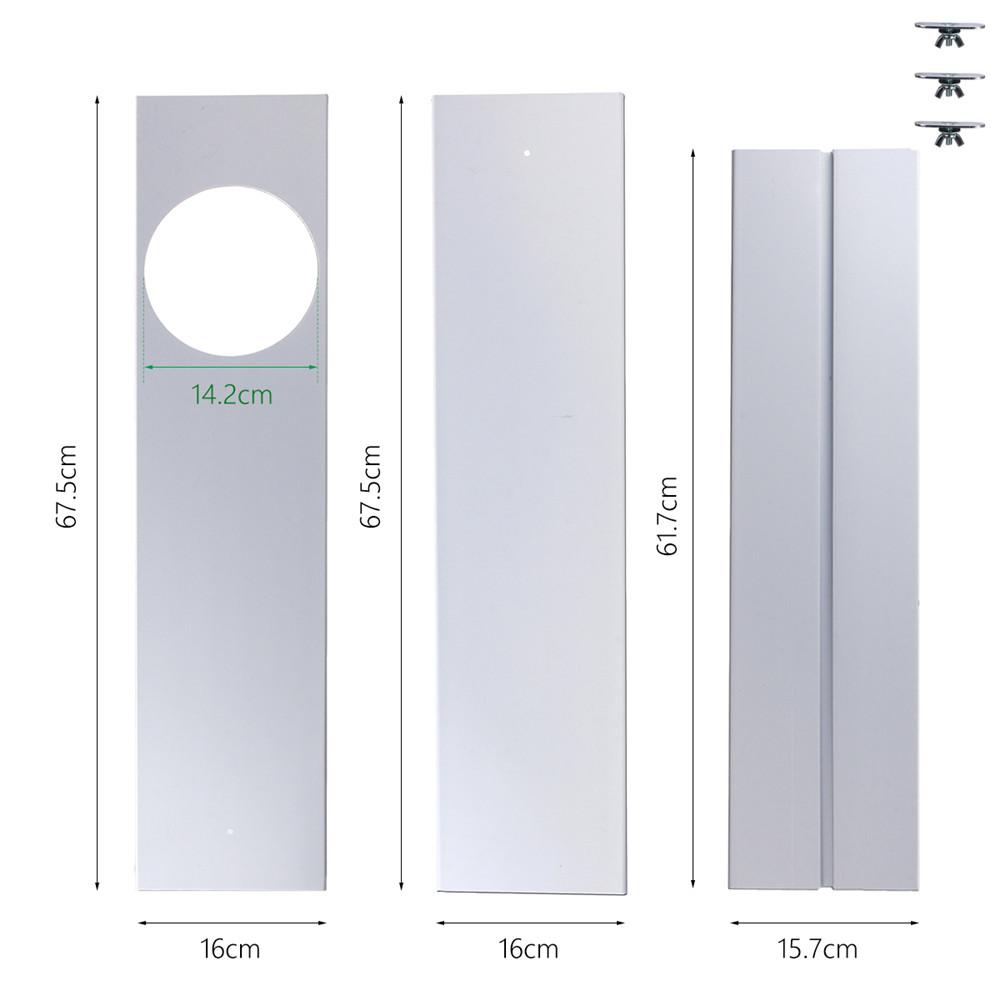 Portable Air Conditioner Window Seal Air Vent Exhaust Slide Plate Dia 15cm Window Adaptor Pipe Hose Air Conditioner Accessories