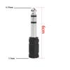to 6.35mm New Stereo Converter Headphone Plug Microphone Jack Earphone Cable Adapter Male To Female