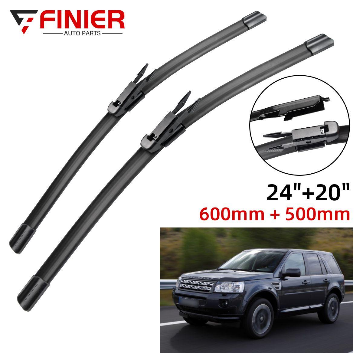 

2 шт. щетки стеклоочистителя для Land Rover Freelander 2 LR2 2006-2014 24 20 подходят для переднего лобового стекла, щетки для окон, резак, аксессуары 2014