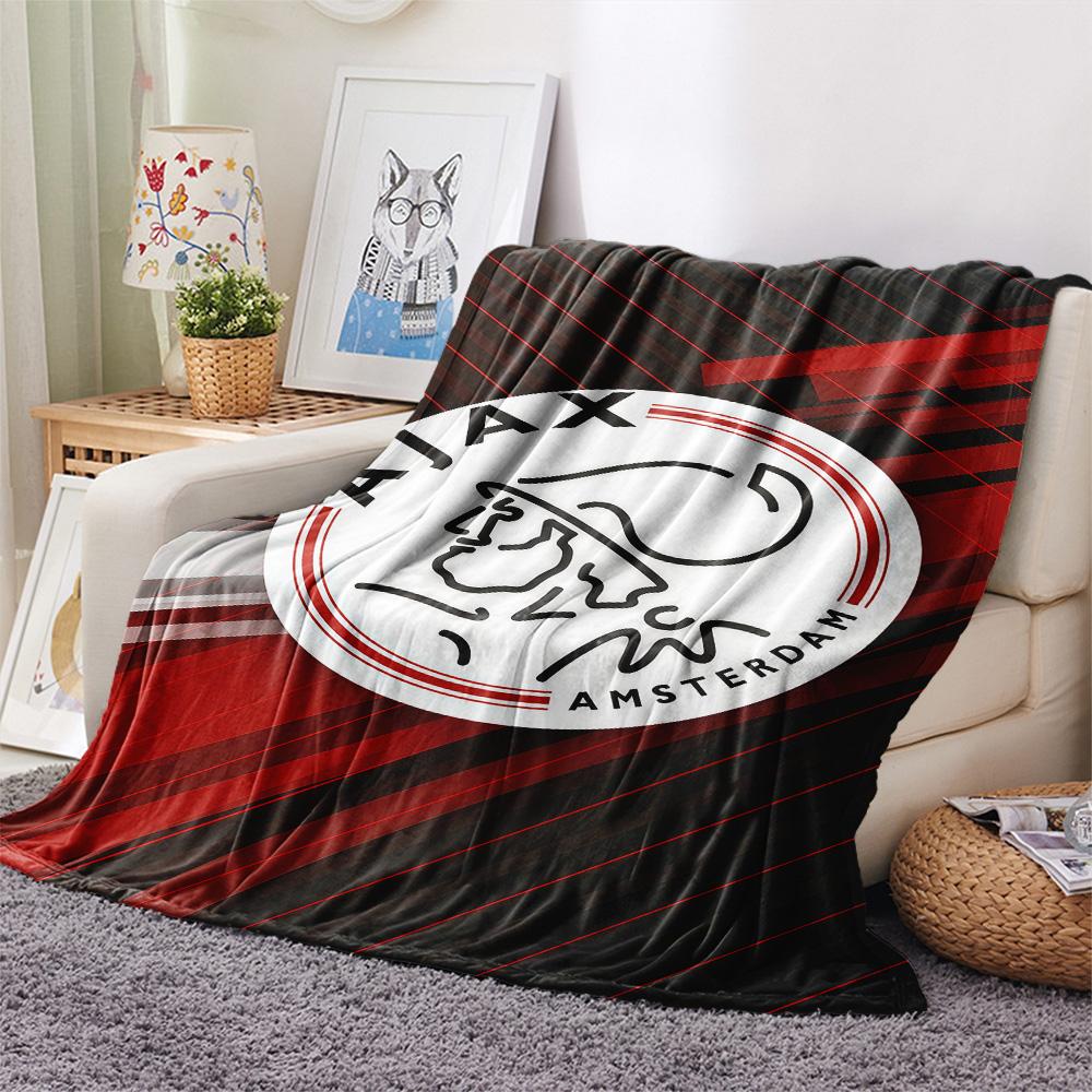 AFC Ajax poster  FlAannel Blanket, High quality Comfortable for All Seasons, Home Decor, Warmth and Comfort