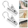 Stainless Steel Curtain Clips with Hook Sturdy and Durable Window Curtain Hook Clips Home Window Curtain Decor Accessories