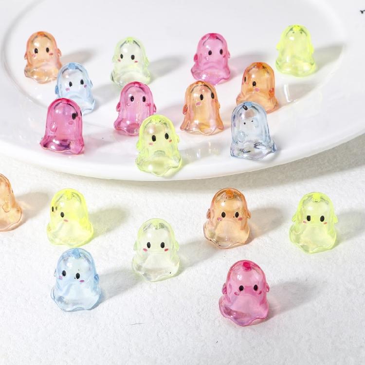 Pack of 5 Clear Acrylic Beads Necklace Bracelet Beads Acrylic Texture Loose Beads Set Handmade Jewelry Component