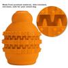 Gourd  shaped Dog IQ Treat Toy Interactive Food Dispensing Dog Teeth Cleaning Bite Toy(Orange)
