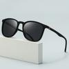 Polarized Sunglasses Men'S And Women'S Retro Classic Large Frame Elastic Paint Spring Foot Sunglasses Trendy Glasses