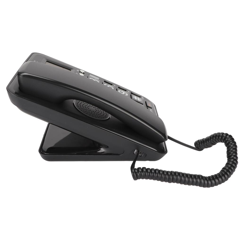 Corded Telephone Caller ID Full Hands   Fixed Landline with Blue Screen for