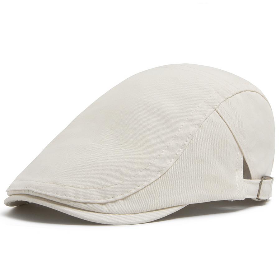 

Вышивка букв Спереди Сзади Носимая Кепка Плоская Мужская Повседневная Кепка Газетчика Винтажная Мода Берет для Женщин Солнцезащитный Козырек Американский Стиль