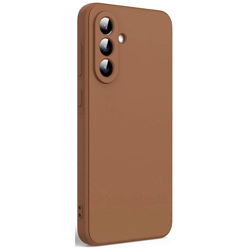 Liquid Silicone Case Full Body Camera Protect Case Cover Silicon Liquid Silicone Case Dark Purple For Samsung Galaxy A56