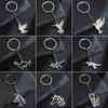 Stainless Steel Cartoon Dinosaur & Unicorn Keychain Pendant Series.