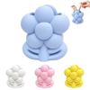 Flower Shaped Pen Cup 3D Printed Storage Holder for Makeup Brushes and Pens, Decorative Minimalist Desk Organizer Floral Organizer, Creative