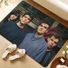 The S-smiths Band Floor Mat Soft Flannel Rug Non-Slip Absorbent Mat For Bathroom Bedroom Home Decor