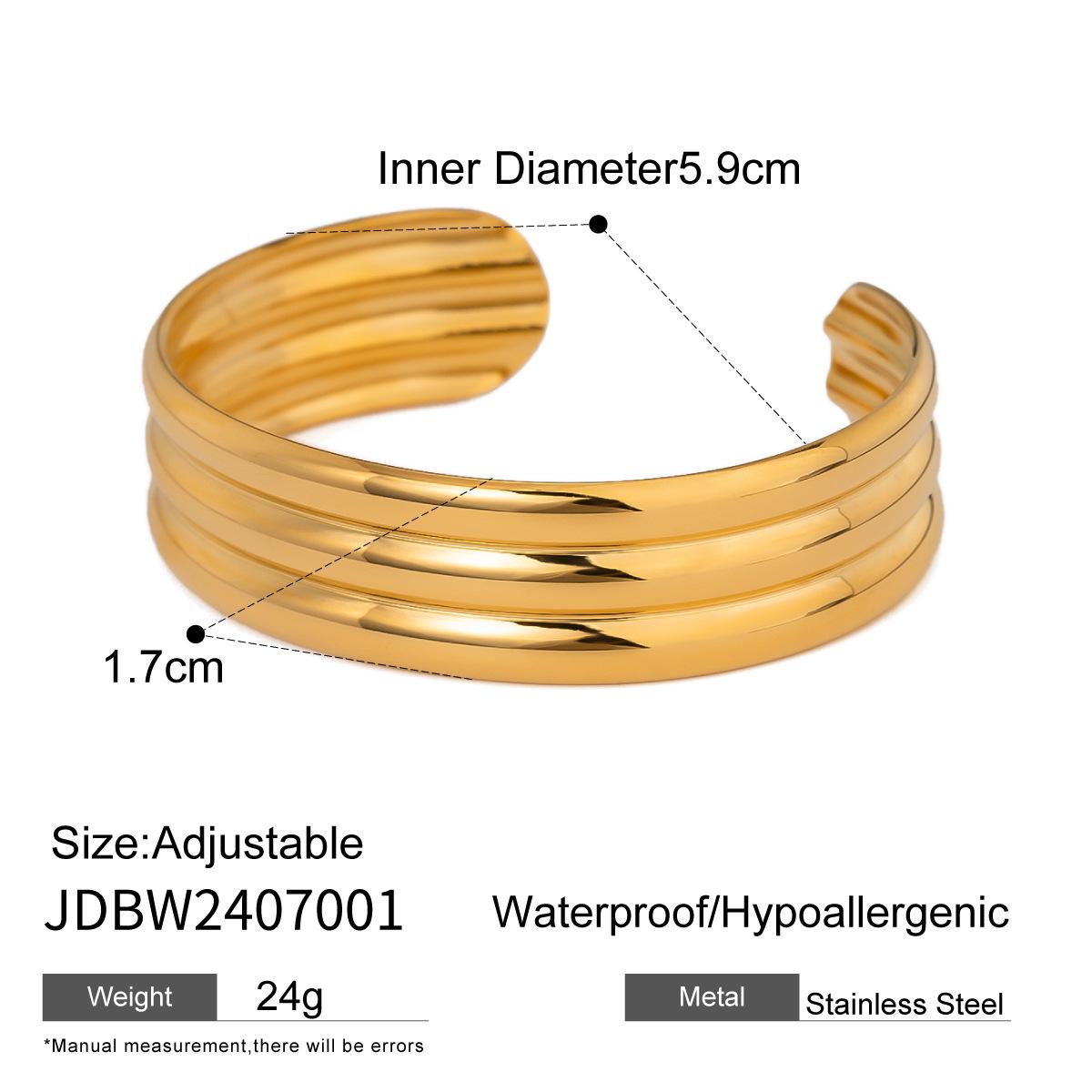 Jiedin European and American jewelry stainless steel bracelet ins jewelry titanium steel non-fading bracelet bracelet