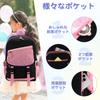 VASCHY Backpack for 21L Large Capacity Backpack for Middle and High School A4 Size with Stylish Transparent Black and Pink Kids, Girls, School,
