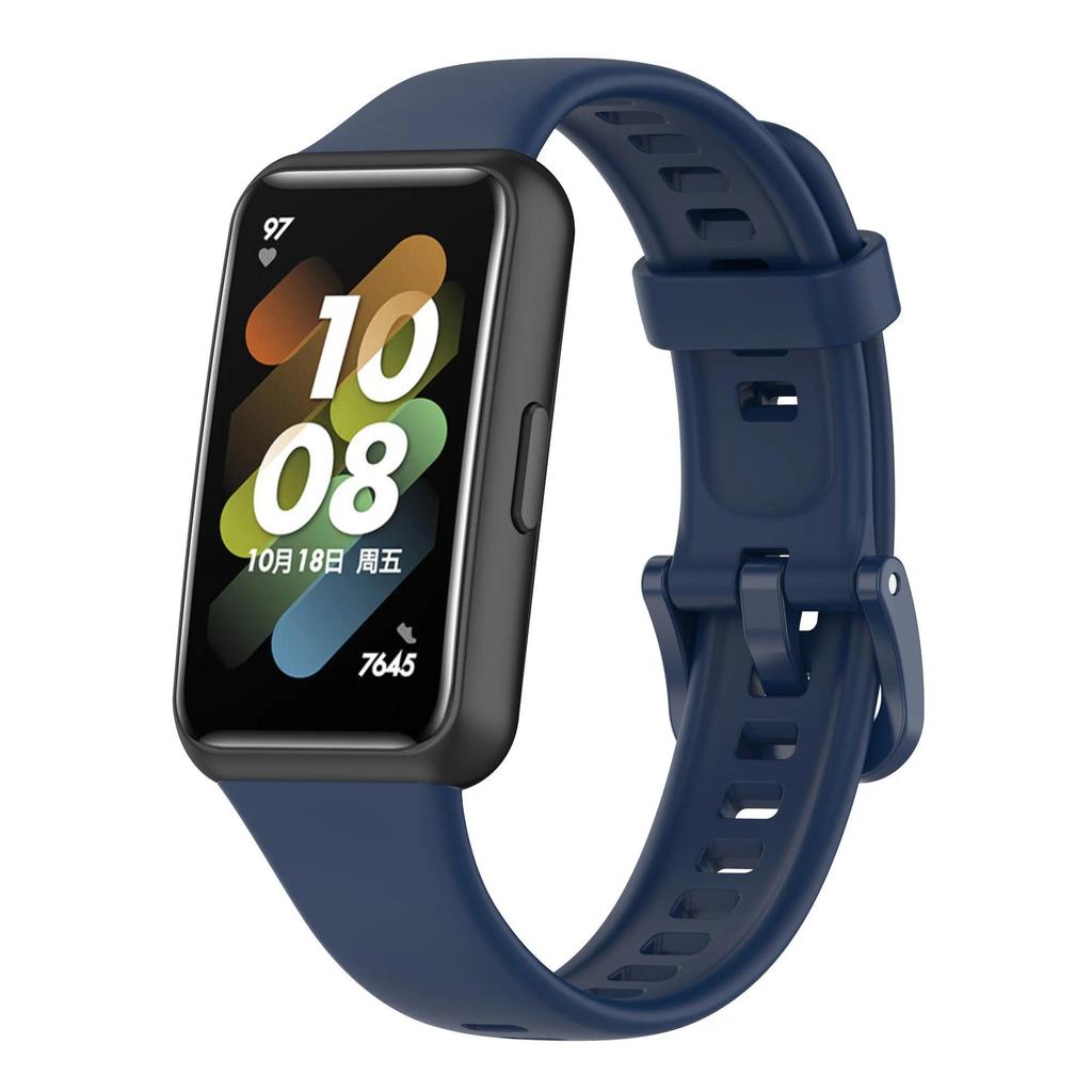 Silikonový řemínek na hodinky pro Huawei Band 7 Originální pásek Sportovní chytrý náramek Náhradní Correa Řemínek na zápěstí pro Huawei Band 7 Pásek