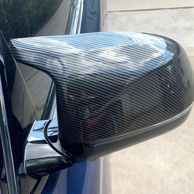 For BMW X3 X4 X5 X6 F15 F16 F25 F26 2014-2018 Side Mirror Cover Glossy Black Style ABS Plastic Replacement Left Right