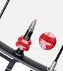 2Pcs Bike Tubeless Tire Presta Valve Nut MTB Road Bicycle Rim Aluminum Ultralight Valve Cap Cycling Repair Parts