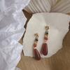 Long Style Unique and Niche Water Droplet New Chinese Earrings