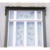 Anti-Collision Window Stickers, 32pcs Leaf Shapes Window Clings Glass Stickers Transparent Alert Bird Window