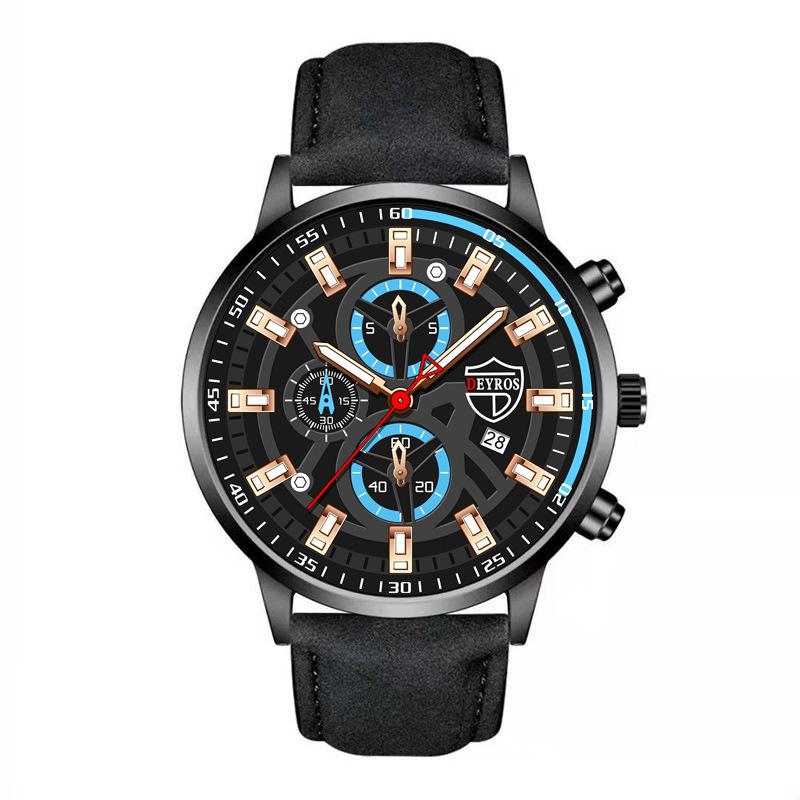 Men'S Watch Fashion Fully Automatic Calendar Luminous Quartz Watch