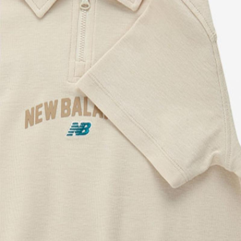 New Balance Half Club  Kids Collar Short Sleeve Sweat Set Up Nk9ye2101u 64 Short Sleeve Tee