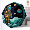 1pc Astronaut, Space Exploration Automatic Open/Close Umbrella, Folding Compact Umbrella with Lightweight Design for Women/Men yy251028237