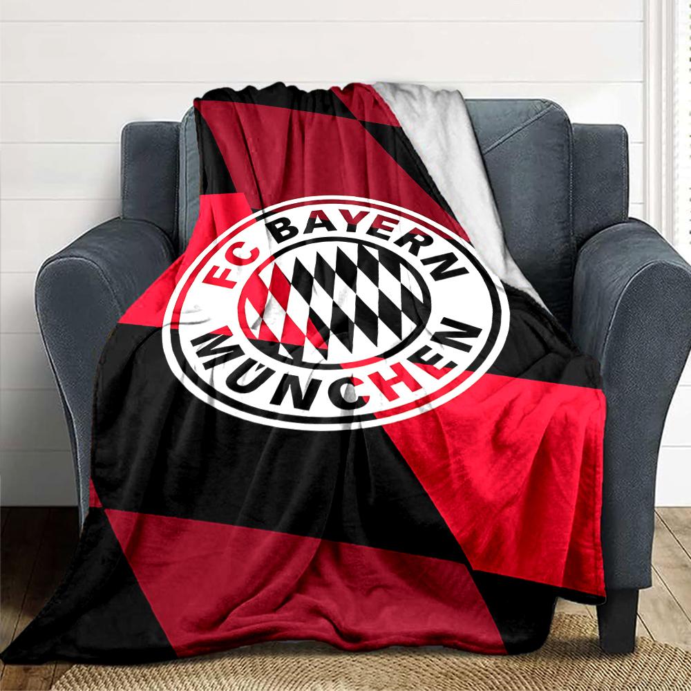 Bayern Munich Crest Blankets Flannel Printed Breathable Warm Throw Blanket for Home Office Bedspreads 0708a119